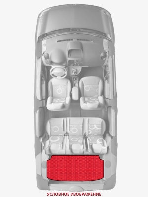 ЭВА коврики «Queen Lux» багажник для Honda Civic Hybrid (2G)
